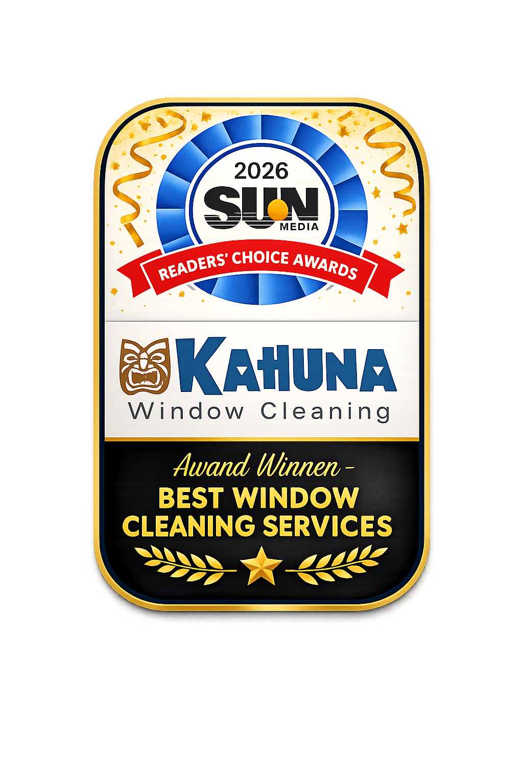 Kahuna's Readers' Choice Award Badge